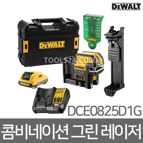 디월트 DCE0825D1G 12V MAX 콤비네이션그린레이저