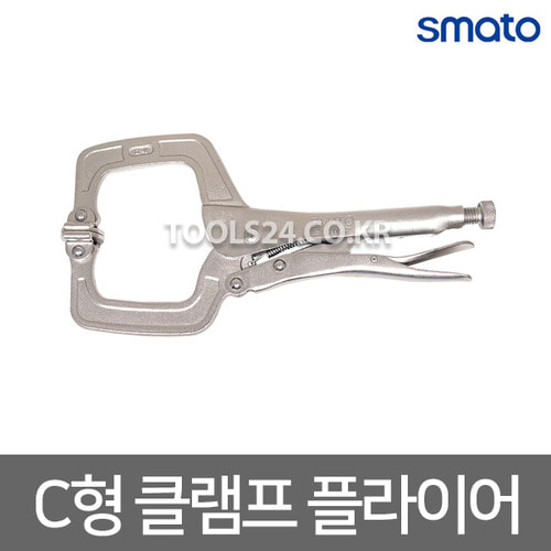 스마토 C형 클램프 그립플라이어 SM-14SP 14인치 목공