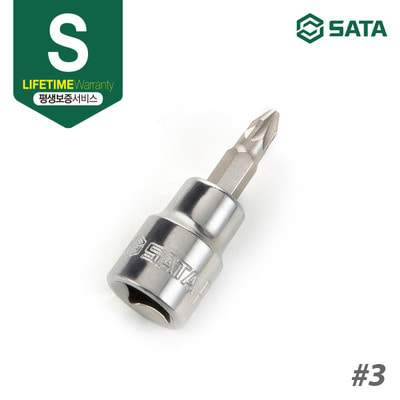 사타 SATA 3/8인치 포지형 비트 소켓 #3 22403