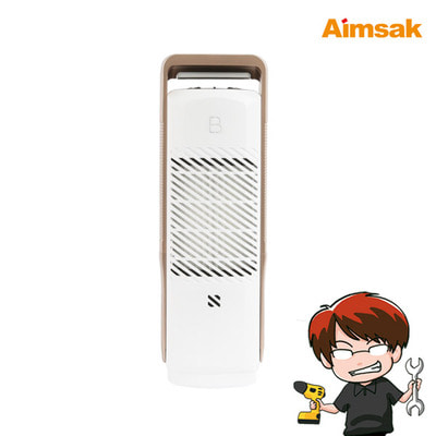 공구왕황부장 아임삭 에어비미니 Airbe Mini 공기청정기(화이트) 휴대용 소형 청정기 공기정화 저소음 충전식